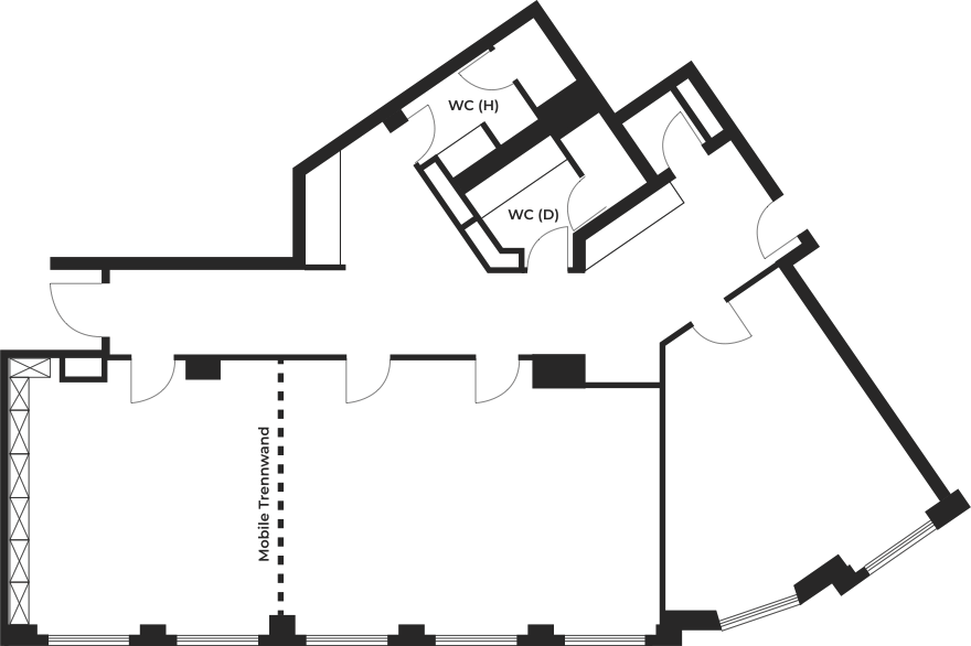 Raumplan Seminarraum Palais Berg